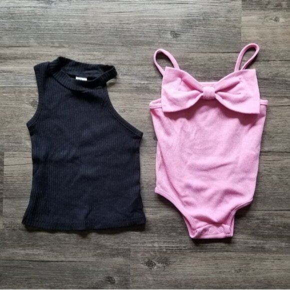 Ribbed Tank Top Shirt Bundle